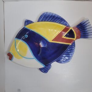 Style Eyes By Baum Bros Tropical Fish Collection Ceramic Dish